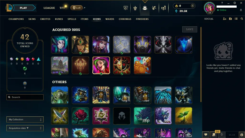 🌎 EUW 🏆 Silver 2 ❄️+39K  🔥4 Skins  🏆 30 Champions ✅️Unverified Email🚀instant delivery